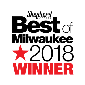 Shepherd Express Best of Milwaukee 2018 logo.