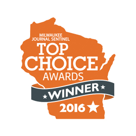 Milwaukee Journal Sentinel Top Choice Awards 2016 logo.