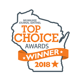 Milwaukee Journal Sentinel Top Choice Awards 2018 logo.