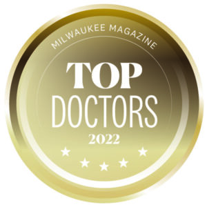 Milwaukee Magazine Top Doctors 2022 logo.